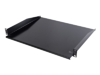 Deltaco 19-FH17, Rackhylle, Svart, 8 kg, 1U, 381 mm