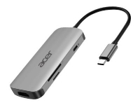 Acer 7-In-1 - Dokkingstasjon - USB-C - HDMI - for Chromebook 51X Extensa 15 Nitro 5 Predator Triton 300 TravelMate Spin B3