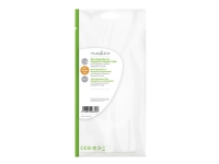 Nedis - DisplayPort-adapter - DisplayPort (hunn) til Mini DisplayPort (hann) - 20 cm - rund - hvit