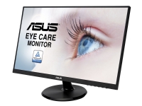ASUS VA24DQ - LED-skjerm - 23.8 - 1920 x 1080 Full HD (1080p) - IPS - 250 cd/m² - 1000:1 - HDMI, VGA, DisplayPort - høyttalere - svart