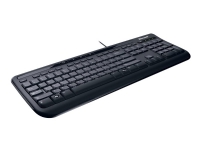 Microsoft Wired Desktop 600 for Business - Tastatur- og mussett - USB - Nordisk - svart