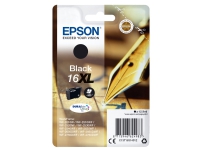 Epson Pen and crossword Singlepack Black 16XL DURABrite Ultra Ink, Høyt (XL) utbytte, Pigmentbasert blekk, 12,9 ml, 500 sider, 1 stykker