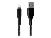 X-Shield - Lightning-kabel - USB hann til Lightning hann - 2 m - svart - for Apple iPad/iPhone/iPod (Lightning)