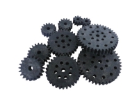 Reely Træ, Plastic Tandhjulssortiment Modul-type: 1.0 Antal tænder: 10, 15, 20, 30, 40 10 stk