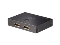 Renkforce 2 porte DisplayPort-switch kan bruges tovejs 3840 x 2160 Pixel