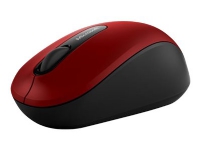 Microsoft Bluetooth Mobile Mouse 3600 - Mus - høyre- og venstrehåndet - optisk - 3 knapper - trådløs - Bluetooth 4.0 - mørk rød