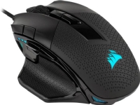 CORSAIR Gaming NIGHTSWORD RGB FPS/MOBA - Mus - optisk - 8 knapper - kablet - USB - svart