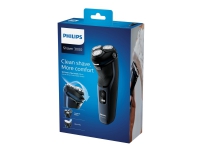 Philips Series 3000 S3134 - Barbermaskin - trådløs - stormblå