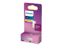 Philips - LED-lyspære - form: kapsel - G4 - 1.8 W (ekvivalent 20 W) - klasse F - varmt hvitt lys - 2700 K