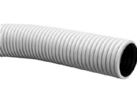 LINDAB InDomo flexslange LFPE 63, hvid, antistatisk, kan bøjes 90° ved bøjningsradius 150 mm. Passer udv. på Safe tilslutning, 1 rl.=50 m.