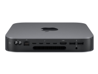 Apple Mac mini - Core i5 3 GHz - RAM 8 GB - SSD 256 GB - UHD Graphics 630 - GigE - WLAN: 802.11a/b/g/n/ac, Bluetooth 5.0 - macOS Catalina 10.15 - monitor: ingen - romgrå