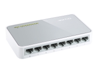 TP-Link TL-SF1008D 8-Port 10/100Mbps Desktop Switch - Switch - 8 x 10/100 - stasjonær