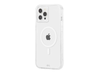 Case-Mate Tough Clear Plus - Baksidedeksel for mobiltelefon - MagSafe-samsvar - plantebasert materiale - blank - for Apple iPhone 12 Pro Max