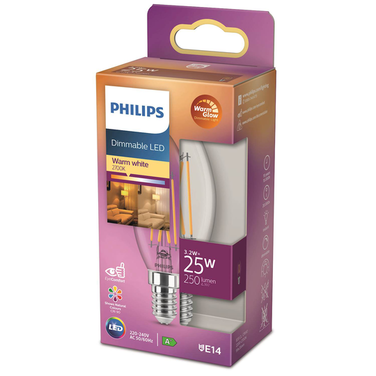 Philips LED Classic 25w kron e14