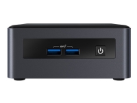 Intel Next Unit of Computing Kit 8 Pro Kit - NUC8i3PNH - Barebone - mini-PC - 1 x Core i3 8145U / 2.1 GHz - RAM 0 GB - UHD Graphics 620 - GigE - WLAN: 802.11a/b/g/n/ac, Bluetooth 5.0