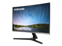 Samsung C32R500FHR - LED-skjerm - kurvet - 32 (31.5 synlig) - 1920 x 1080 Full HD (1080p) @ 75 Hz - VA - 300 cd/m² - 3000:1 - 4 ms - HDMI, VGA - mørkegrå/blå
