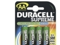 Duracell HR6 AA 4-pack, Oppladbart batteri, Nikkelmetallhydrid (NiMH), 1,2 V, 4 stykker, 2650 mAh, 119 x 84 x 15 mm