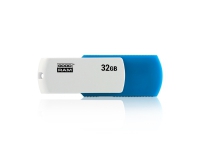 Goodram UCO2, 32 GB, 2.0, USB Type-A connector, 20 MB/s, Sväng, Blå, Vit