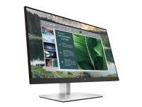 HP E24u G4 - E-Series - LED-skærm - 24 (23.8 synlig) - 1920 x 1080 Full HD (1080p) @ 60 Hz - IPS - 250 cd/m² - 1000:1 - 5 ms - HDMI, DisplayPort, USB-C - glitrende sort