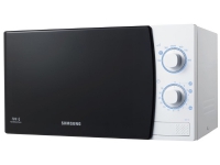 Samsung ME 711 K, Countertop, 20 l, 800 W, Rotasjon, Hvit, 25,5 cm