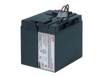 APC Replacement Battery Cartridge #7 - UPS-batteri - 1 x batteri - blysyre - svart - for P/N: SMT1500C, SMT1500I-AR, SMT1500IC, SMT1500NC, SMT1500TW, SUA1500ICH-45, SUA1500-TW