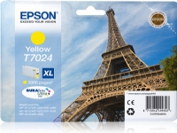 Epson T7024 - 21.3 ml - XL-størrelse - gul - original - blister - blekkpatron - for WorkForce Pro WP-4015, WP-4025, WP-4095, WP-4515, WP-4525, WP-4535, WP-4545, WP-4595