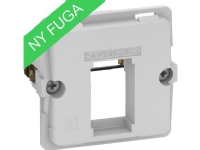 LAURITZ KNUDSEN Dataudtag FUGA T1 - 1 modul indsats, for 1 stk. Keystone konnektor (L), leveres uden konnektor og afdækning