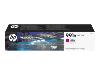 HP 991X - 187 ml - Høy ytelse - magenta - original - PageWide - blekkpatron - for PageWide Color 755, MFP 77X PageWide Managed P77740, P77750 PageWide Pro 750, 77X