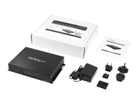 StarTech.com 2x2 HDMI Video Wall Controller, 4K 60Hz HDMI 2.0 Video Input to 4x 1080p Output, Video Wall Processor for Multi Screen Display, Video Wall Splitter, RS232/Ethernet Control - Remote configuration (ST124HDVW) - Video/lyd-splitter - 4 x HDM