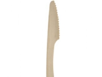 Gastro-Line kniv , 19,4cm - brun, birketræ, premium, komposterbar - pakke a 100stk