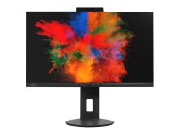 Fujitsu P2410 TS CAM - LED-skjerm - 23.8 - 1920 x 1080 Full HD (1080p) - IPS - 250 cd/m² - 1000:1 - 5 ms - HDMI, 2xDisplayPort, USB-C - høyttalere - matt svart