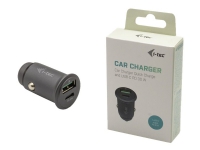 i-Tec - Bilstrømadapter - 30 watt - 5 A - PD, QC 3.0 - 2 utgangskontakter (USB, USB-C)