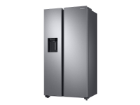 Samsung RS6GA8532SL - Kjøleskap/fryser - side-ved-side med vannautomat, isdispenser - bredde: 91.2 cm - dybde: 71.6 cm - høyde: 178 cm - 634 liter - Klasse D - rustfritt stål-stil