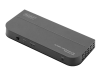 DIGITUS DS-55129 - Sender og mottaker - utvider for video/lyd/infrarød/USB/seriell/nettverk - RS-232, USB 2.0, HDMI - opp til 100 m