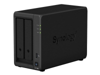 Synology Disk Station DS720+ - NAS-server - 2 brønner - RAID 0, 1, JBOD - RAM 2 GB - Gigabit Ethernet - iSCSI støtte