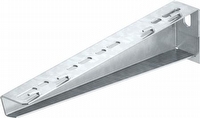 Konsol let med flige længde 210 mm for Csslr Plus Gitterbakke, Inklusiv Boltsæt M10 X 25 El-forzinket.