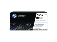 HP 655A svart original LaserJet-tonerkassett, 12500 sider, Sort, 1 stykker