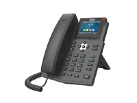 Fanvil X3SG, IP-telefon, Svart, Kablet håndsett, In-band, Out-of band, SIP-info, 4 linjer, 1000 oppføringer