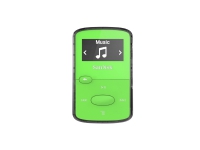 SanDisk Clip Jam, MP3-spiller, 8 GB, OLED, USB 2.0, FM-radio, Grønn