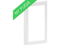 LAURITZ KNUDSEN FUGA SOFT designramme for 2-modul indsats lodret, hvid.