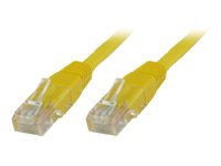 MicroConnect - Nettverkskabel - RJ-45 (hann) til RJ-45 (hann) - 30 cm - UTP - CAT 6 - halogenfri, flertrådet - gul