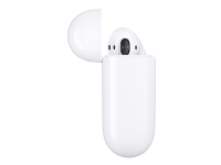 Apple AirPods with wireless Charging Case - 2. Generation (2019) - ægte trådløse øretelefoner med mik. - ørespids - Bluetooth