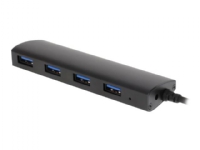 DELTACO UH-481 - Hub - 4 x SuperSpeed USB 3.0 - stasjonær