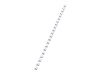 GBC CombBind - 8 mm - 21 ringer - A4 (210 x 297 mm) - 45 ark - hvit - 100 stk plastbindekam - for CombBind ibiMaster 250e