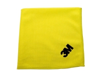 Mikrofiberklud 3m scotch brite essential, gul, pakke a 10 stk.