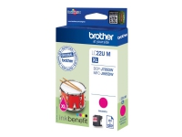 Brother LCLC22UM - XL - magenta - original - blekkpatron - for Brother DCP-J785DW, MFC-J985DW INKvestment Work Smart MFC-J985DW, MFC-J985DW XL