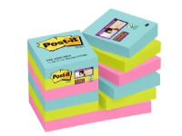 Blok Post-it SS-Notes 47,6x47,6 mm Miami - (12 stk.)