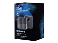 Nedis Gaming Xyalon - Høyttalersystem - for PC - 2,1 kanaler - 11 watt (Total) - svart