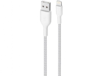 USB cable Puro Kabel PURO Fabric Ultra Strong heavy duty USB-A/Lightning MFi 1.2m (white)