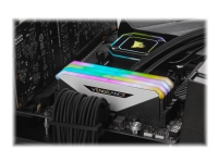 CORSAIR Vengeance RGB RT - DDR4 - sett - 32 GB: 2 x 16 GB - DIMM 288-pin - 3200 MHz / PC4-25600 - CL16 - 1.35 V - ikke-bufret - ikke-ECC - hvit